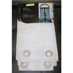 SET OF 4 DRAPERY PANELS (EACH IS 54 X 86) - WHITE