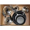 Image 1 : BOX W/LAGOSTINA POTS & PANS W/LIDS -