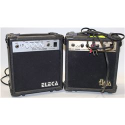 2 SMALL GUITAR AMPS