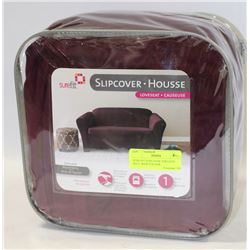 SURE-FIT SLIPCOVER FOR LOVE SEAT ,WINE COLOUR
