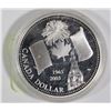 Image 1 : 99.99% PURE SILVER 1965-2005 CANADA  BULLION FROSTED