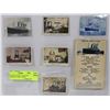 Image 1 : PAGE OF TITANIC  COLLECTOR CARDS INCL MENU DATED