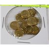 Image 1 : SET OF 10 MINI USA COINS 24K PLATED