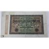 Image 1 : GERMAN 20,000 MARK BANK NOTE VF