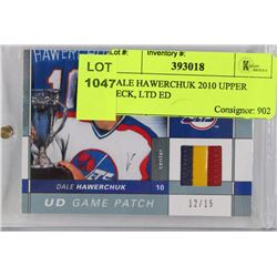 DALE HAWERCHUK 2010 UPPER DECK, LTD ED