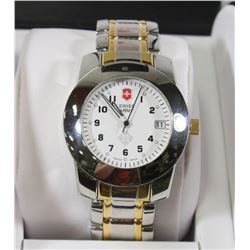 SWISS ARMY CHRONOGRAPH WATCH WITH CASE