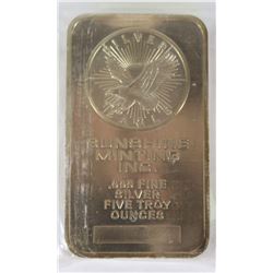 PURE SILVER 5OZ BAR