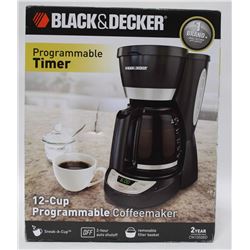 BLACK AND DECKER 12 CUP COFFEE MAKER