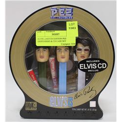 ELVIS LIMITED EDITION PEZ DISPENSERS & CD CASE SET