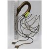 Image 1 : LARGE DECORATIVE METAL DUCK SCULPTURE (20"X16")
