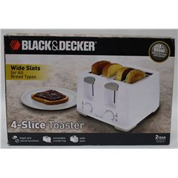 BLACK AND DECKER 4 SLICE TOASTER