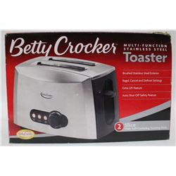 BETTY CROCKER 2 SLICE TOASTER