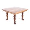 Image 2 : Quarter Sawn Oak Claw Foot Table 19th C.