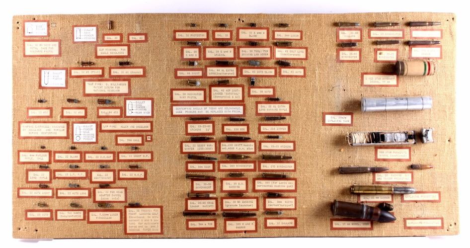 Antique Rare Bullet Display