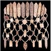 Image 2 : Tibetan Ritual Bone Apron Crown Cuffs 18th/19th C.