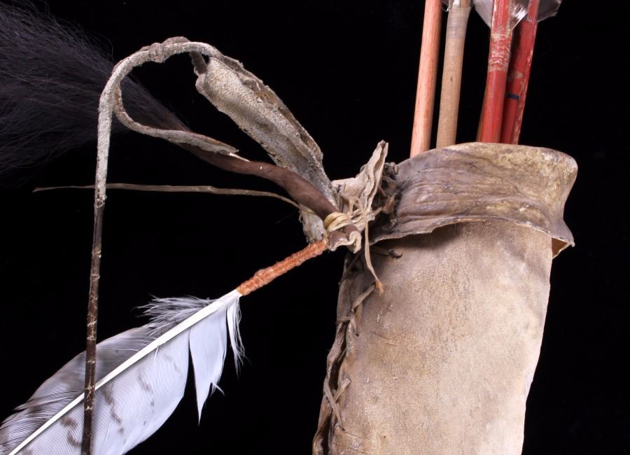 Northern Plains Indian Parfleche Arrow Quiver