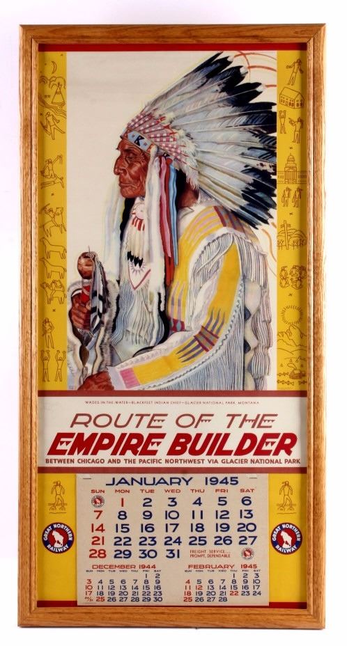 1945 Great Northern Railway Calendar