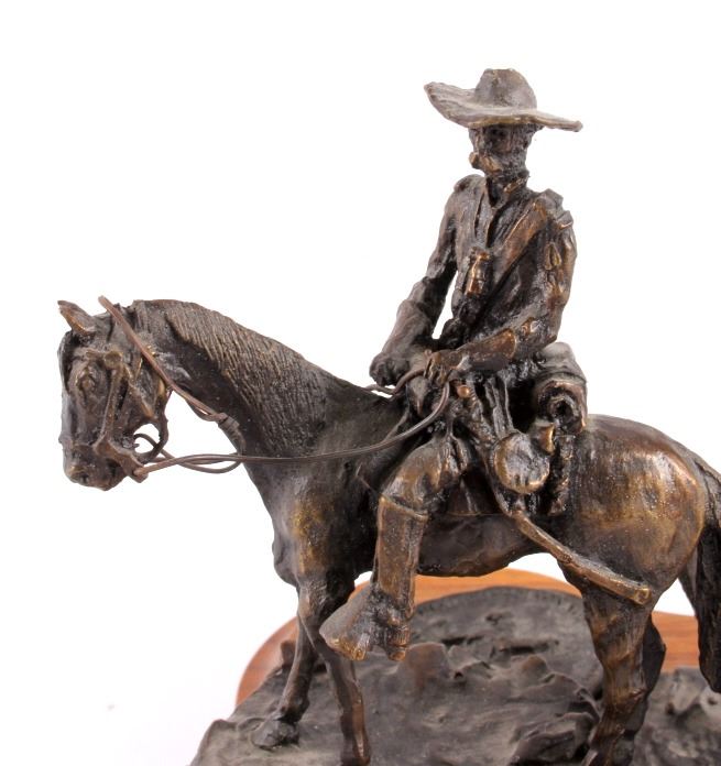 Ron Herron Civil War Bronze Sculpture Montana
