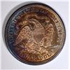 Image 2 : 1874 ARROWS QUARTER AU/BU OLD CLEANING HAS TONED BACK