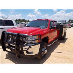 2013 CHEVROLET 3500HD SERVICE TRUCK, VIN/SN:1GC4K0C89DF139673 - CREW CAB, DURAMAX DIESEL ENGINE, A/T