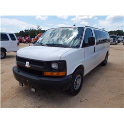 2012 CHEVROLET EXPRESS PASSENGER VAN, VIN/SN:1GAZGZFA5C1142505 - 10 PASSENGER, GAS ENGINE, AUTO TRAN
