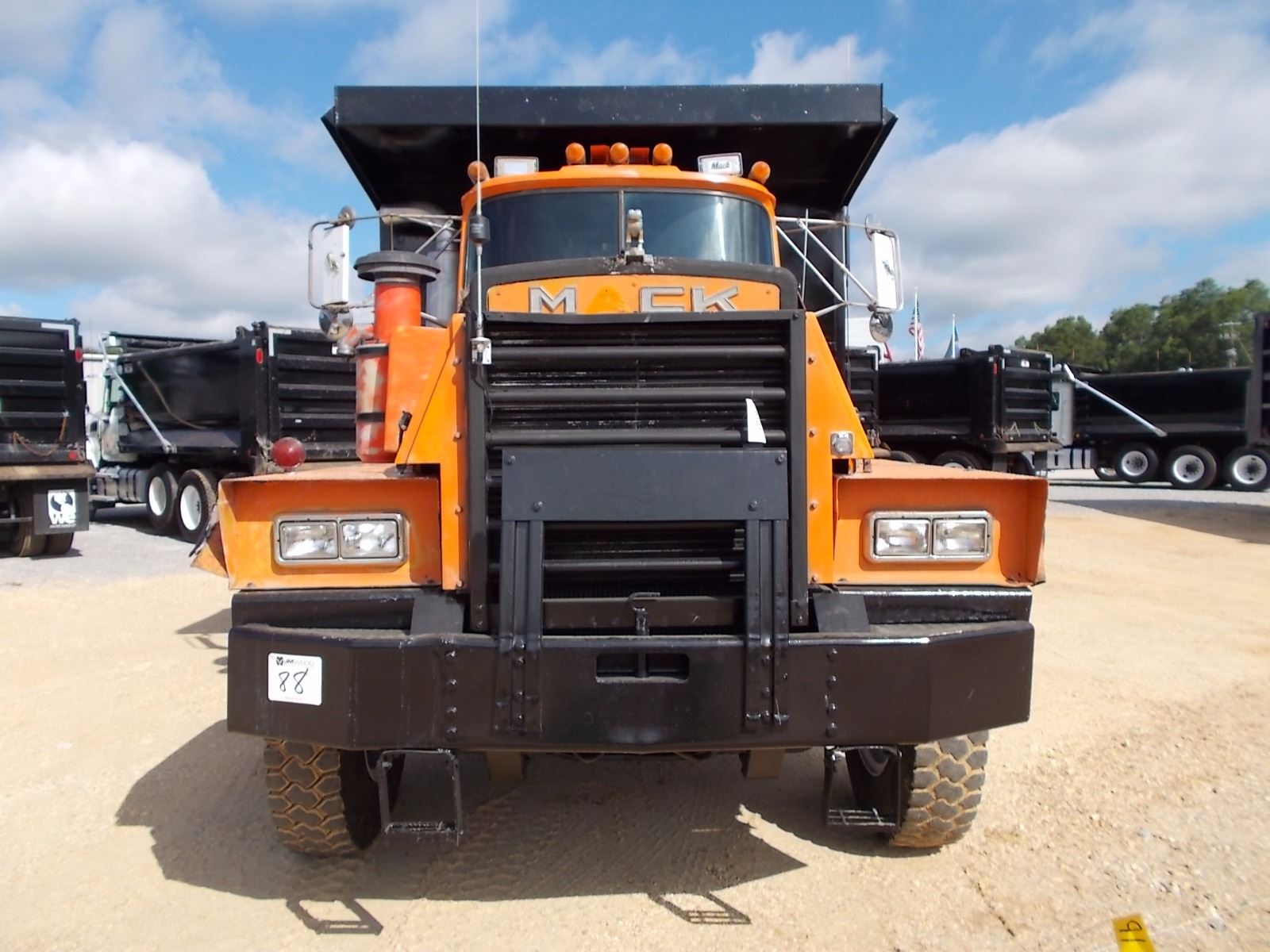 1991 MACK RD888SX DUMP, VIN/SN:1M2P282C8MM001387 - T/A, MACK E7-350 ...