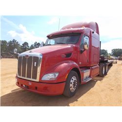 2012 PETERBILT 587 TRUCK TRACTOR, VIN/SN:1XP4D49X8CD131900 - T/A, CUMMINS ISX15 450ST ENG, 13 SPD TR