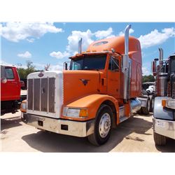 1993 PETERBILT 377 TRUCK TRACTOR, VIN/SN:1XPCDB9X7PD327073 - T/A, CAT DIESEL ENG, 10 SPD TRANS, 38K 