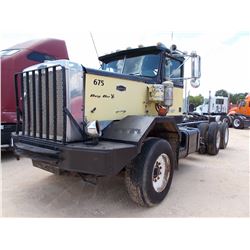 1986 AUTOCAR TRUCK TRACTOR, VIN/SN:1WBUCCCH0GU301187 - TRI-AXLE, CAT DIESEL ENG, 13 SPD TRANS, 198" 
