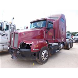2005 KENWORTH T600 TRUCK TRACTOR, VIN/SN:1XYA5B7X253005489 - T/A, 475HP CAT C15 DIESEL ENGINE, 10 SP