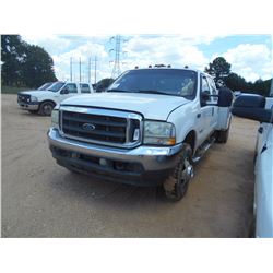 2003 FORD F350 SERVICE TRUCK, VIN/SN:1FTWW33P93ED27457 - CREW CAB, FORD POWER STROKE DIESEL ENGINE, 