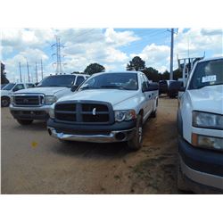 2005 DODGE RAM 2500 SERVICE TRUCK, VIN/SN:3D6WR28D65G770025 - CREW CAB, V8 GAS ENG, A/T, READING SER