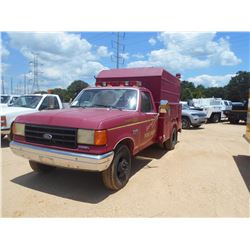 1988 FORD F350 CUSTOM SERVICE TRUCK, VIN/SN:1FDKF37M4JNB28274 - DIESEL ENGINE, A/T, READING ENCLOSED