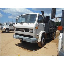 1991 KENWORTH K130 REEL TRUCK, VIN/SN:9DWXTF9T7MCM00062 - S/A, DIESEL ENGINE, 6 SPD TRANS, 14' FLATB