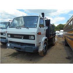 1991 KENWORTH K130 REEL TRUCK, VIN/SN:9DWXTF9T7MCM00322 - S/A, DIESEL ENGINE, 6 SPD TRANS, 14' FLATB