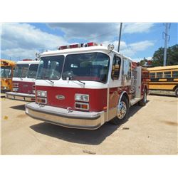 1987 E ONE FIRE TRUCK, VIN/SN:1F9BBAA81H1037855 - S/A, DIESEL ENG, A/T, ODOMETER READING 138,530 MIL