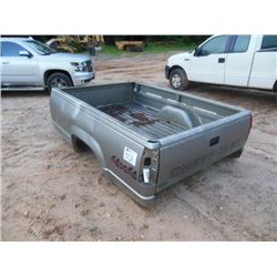 LWB CHEVROLET TRUCK BED (COUNTY OWNED) (SOLD ABSENTEE - LOCATED IN PRATTVILLE)