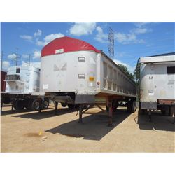 1987 CMC END DUMP TRAILER, VIN/SN:1A9A1ET26H11A9816 - T/A, ALUM, 38' LENGTH, ROLL OVER TARP, 11R24.5