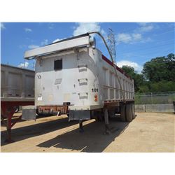 1997 EAST ALUM DUMP TRAILER, VIN/SN:1E1D1M481VRH21698 - FRAME TYPE, 30' LENGTH, TARP, DISC WHEELS, 1