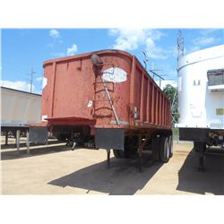 1998 PALMER TA-22 STEEL DUMP TRAILER, VIN/SN:1P922SS20WA003180 - T/A, 22' LENGTH, SPRING SUSP, 11R24