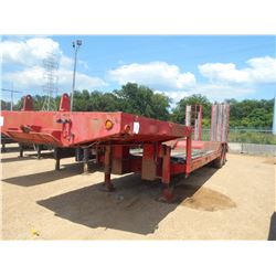 CHANCE LOWBOY TRAILER - T/A, 34' LENGTH, 96'' WIDTH, 9' TOP DECK, DOVETAIL, HYDRAULIC RAMPS, 10:00-2