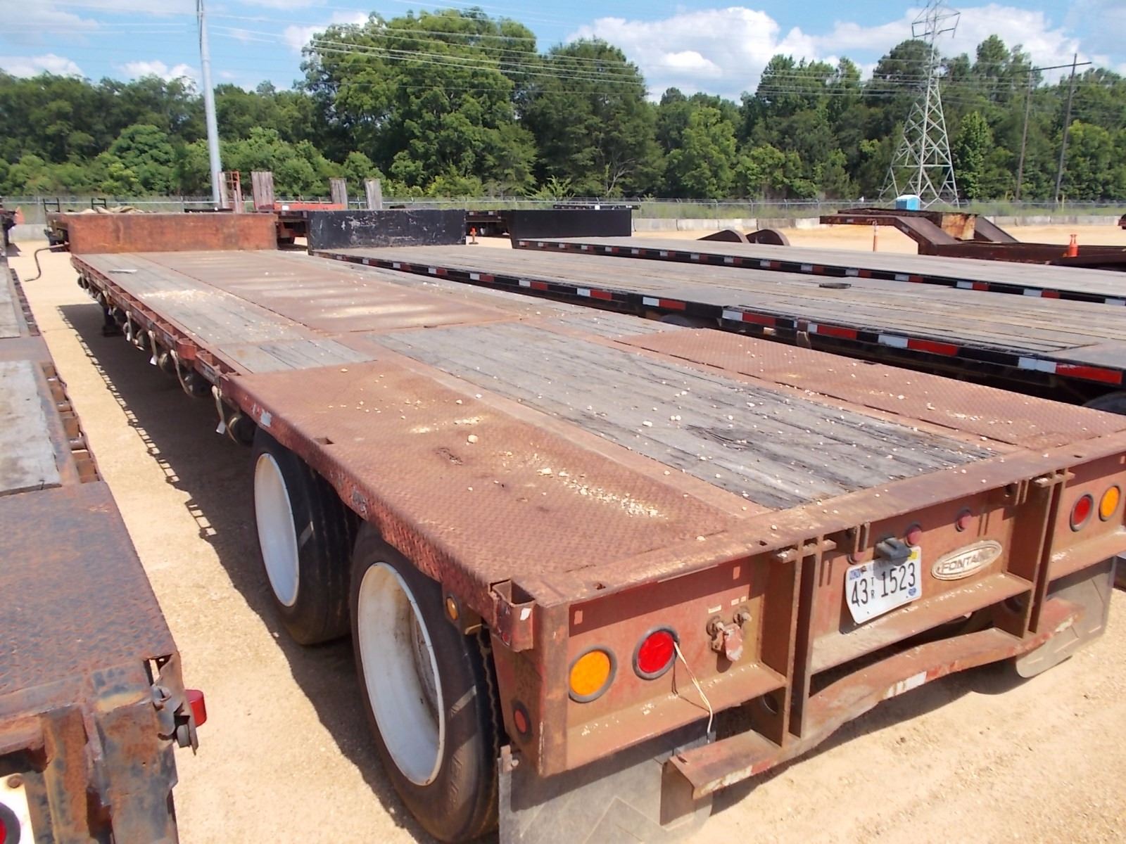1999 FONTAINE STEP DECK TRAILER, VIN/SN13N548205X1584952 T/A, 38
