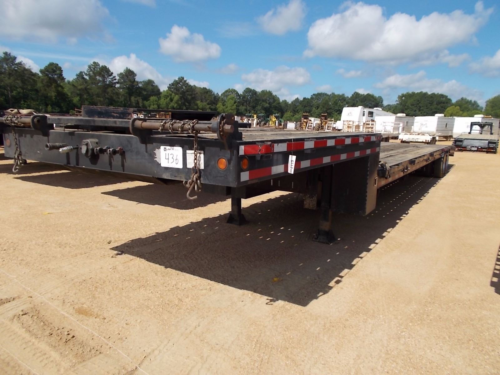 STEP DECK TRAILER, T/A, 53' LENGTH, 102" WIDTH, 11' TOP DECK, HYD