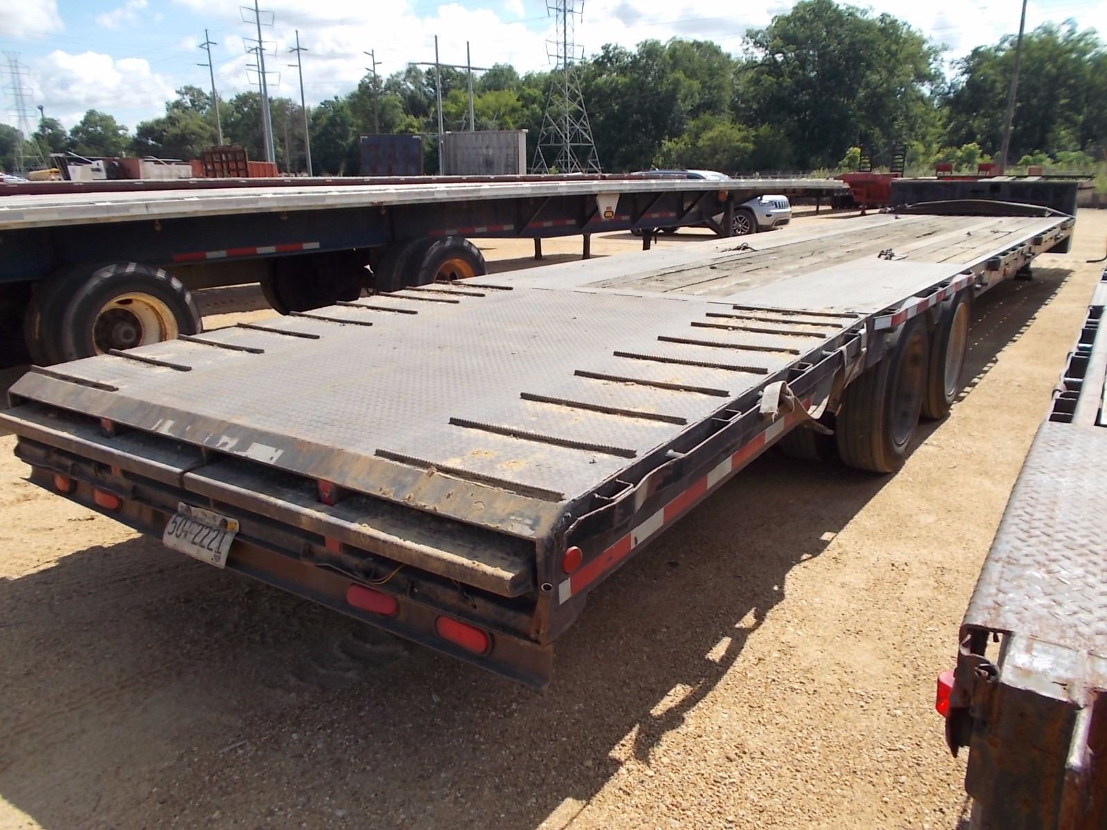 STEP DECK TRAILER, T/A, 53' LENGTH, 102" WIDTH, 11' TOP DECK, HYD