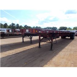 1999 FONTAINE TP4-488ISL FLATBED TRAILER, VIN/SN:13N4482C5X1585167 - SLIDING T/A, 48', 285/75R24.5 T