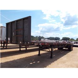 1997 WABASH L102 FLATBED TRAILER, VIN/SN:1IJF48270VL412603 - T/A, 48' WIDTH, 102" LENGTH, HEADACHE R
