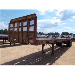 1970 DORSEY DGTW-1-209 TRAILER, VIN/SN:89222 - T/A, 40' LENGTH, 96" WIDTH, HEADACHE RACK, 275/80R24.