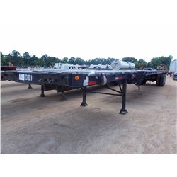 1982 GREAT DANE STRETCH FLATBED TRAILER, VIN/SN:RDP9021CM026001 - T/A, 48'-80' LENGTH, 96" WIDTH, 11
