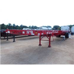 1976 GREAT DANE STRETCH FLATBED TRAILER, VIN/SN:313678 - T/A, 42'-65' LENGTH, 96" WIDTH, 11R22.5 TIR
