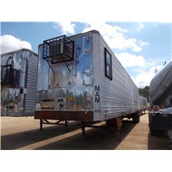 1986 UTILITY OFFICE TRAILER, VIN/SN:1UYVS2487GT489602 - T/A, 45' LENGTH, AIR RIDE SUSP, OFFICE & STO